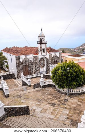 Church Of La Concepcion Xviii Century Building Set Opposite The Town Hall Square Valverde, El Hierro