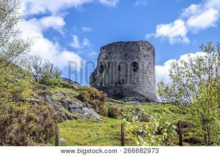 Dolbadarn Castle At Llanberis In Snowdonia National Park In Wales