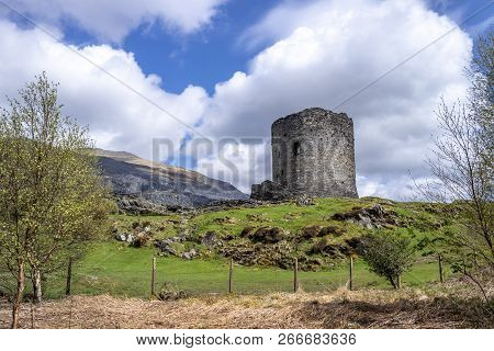Dolbadarn Castle At Llanberis In Snowdonia National Park In Wales
