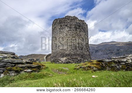Dolbadarn Castle At Llanberis In Snowdonia National Park In Wales
