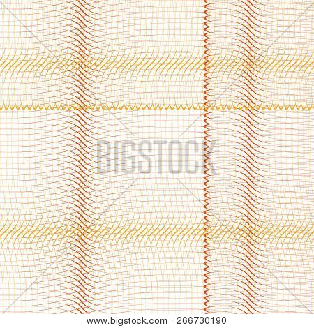 Napkin, Background, Yellow And Red Color. A Square Is A Pattern. Abstract.