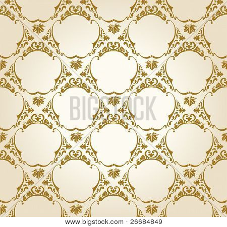 Vector de Oro vintage de fondos fondo