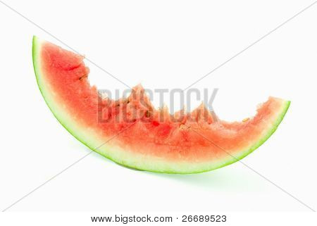 parzialmente mangiato anguria
