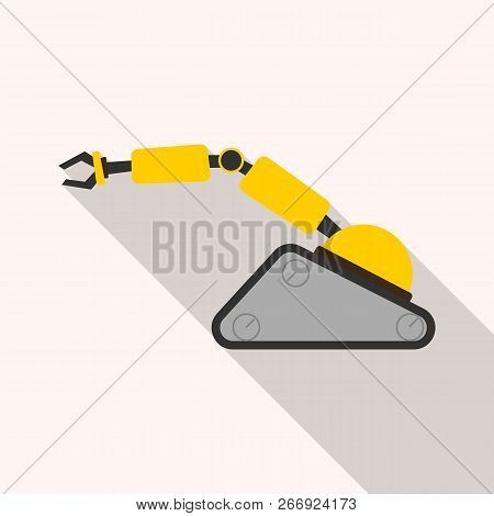 Vector Design Of Robot And Factory Sign. Set Of Robot And Space Vector Icon For Stock.