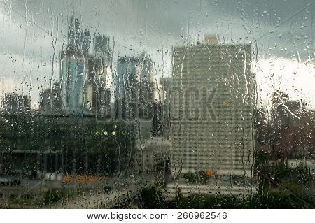 Rain Streaked Glass