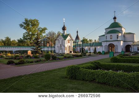 Holy Gate With Gate Church And Two Chapels In The Ancient Transfiguration Monastery, Murom, Russia
