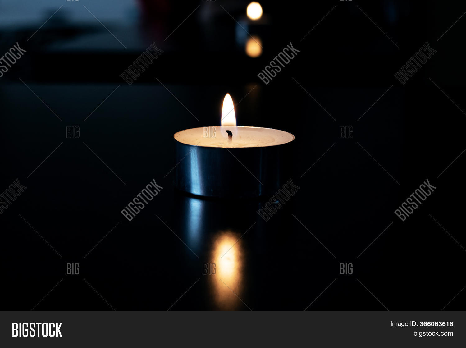 Flame Small Candle Image & Photo (Free Trial) Bigstock