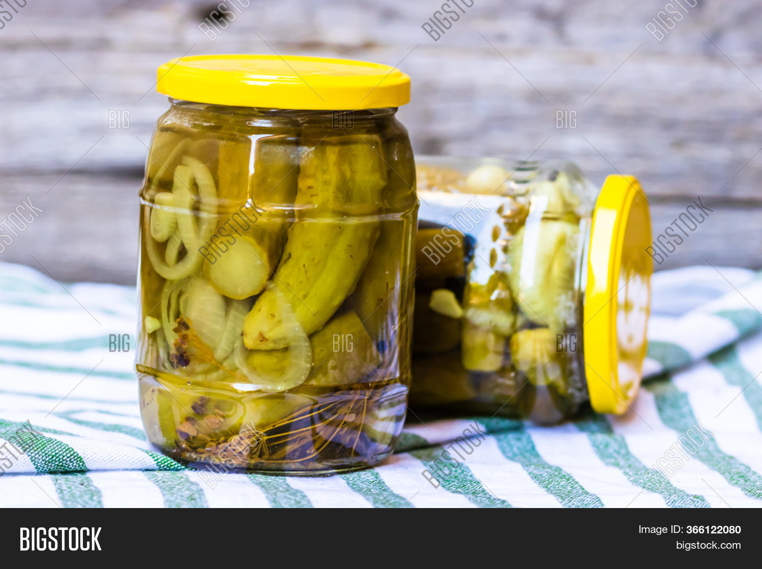 Glass Jar Pickles Image & Photo (Free Trial) Bigstock