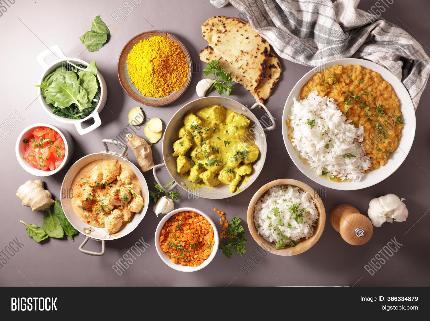 Indian Food Meal Bowl Image & Photo (Free Trial) Bigstock