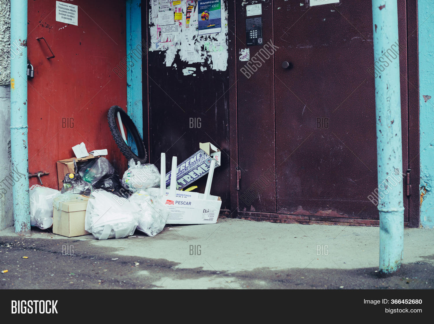 Garbage Piled Near Image & Photo (Free Trial) Bigstock