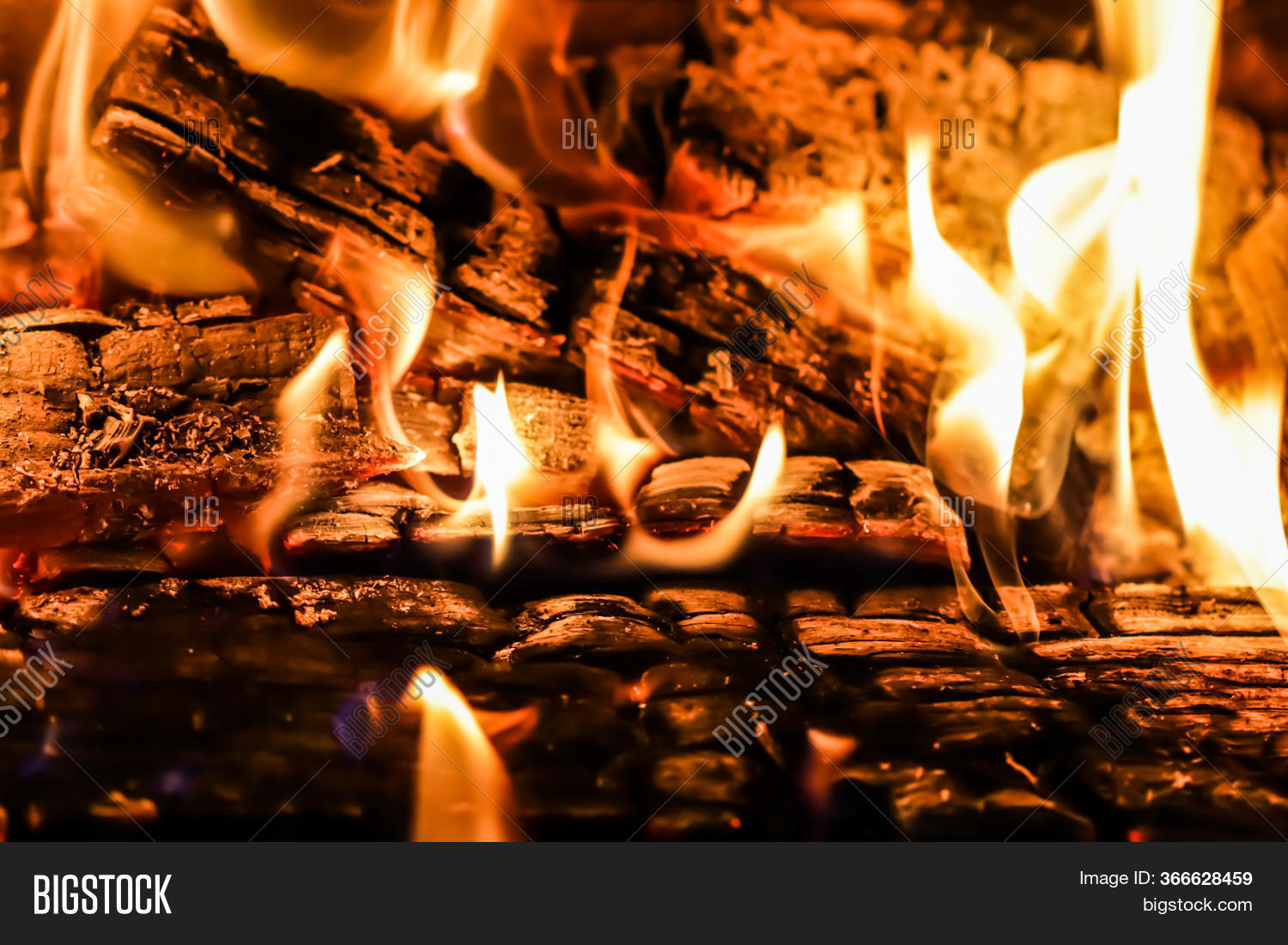 Flames Fire Hot Coals Image & Photo (Free Trial) Bigstock