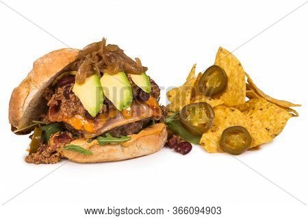 Burger With Avocado