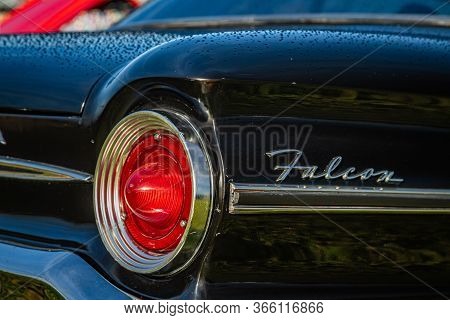 Daytona Beach, Fl / Usa- November 24, 2018: Black 1963 Ford Falcon Futura At The Fall 2018 Daytona T