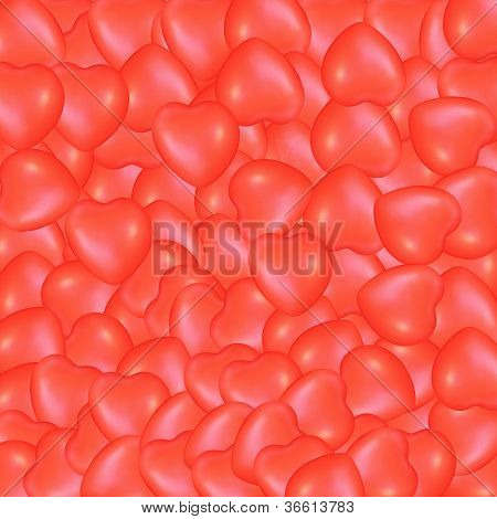 Rote Herzen Hintergrund