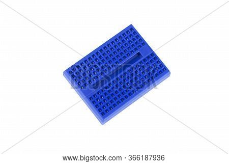 Mini Solderless Prototype Breadboard Isolated At Dry Sunny Summer Day