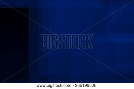 Dark Blue Background. Blue Backdrop With Transparent Suares