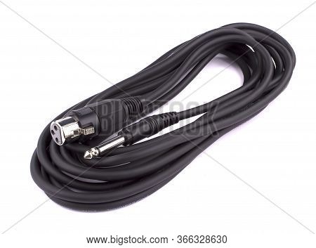 Stereo Xlr To Jack Audio Cable Isolated On White Background
