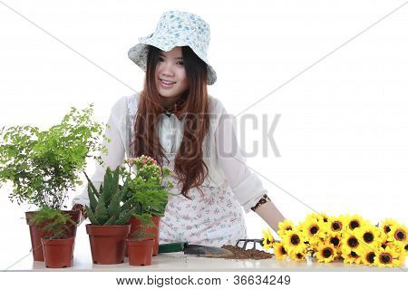 Gartenarbeit
