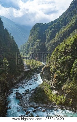 Bhote-khosi River Valley. Nepal