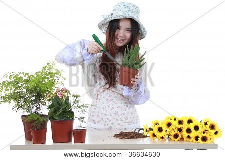 Gartenarbeit
