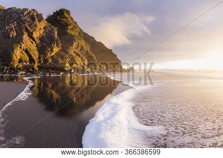 Cape Sebastian At Sunset