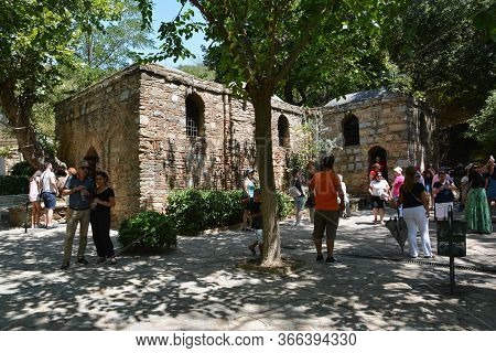 Turkey, Selcuk, Ephesus - August 16, 2017: The House Of The Virgin Mary (meryemana), Believed To Be 