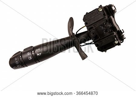 Car Lighting Control Understeering Isolated On White Background