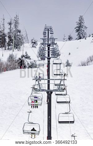 Bogus Basin Ski Resort Boise, Boise Idaho Usa, March 30, 2020