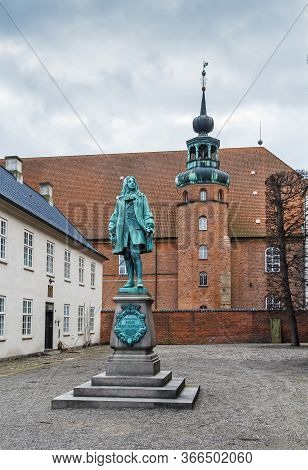 Danish Politician Peder Griffenfeld Statue In Copenhagen, Denmark