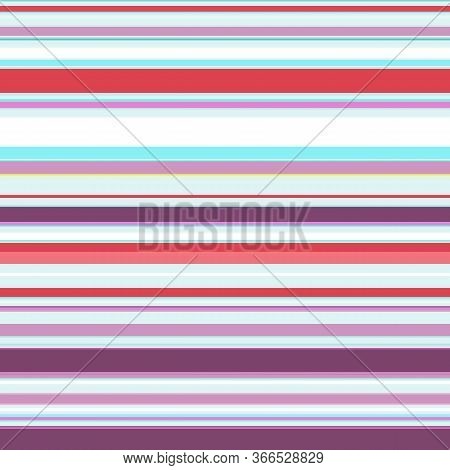 Stripes With A Predominance Of Purple Shades, White, Red And Light Blue Colors. Beautiful Seamless H