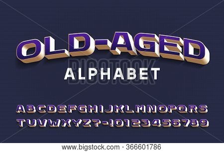 Old-aged Alphabet Vector & Photo (Free Trial) | Bigstock