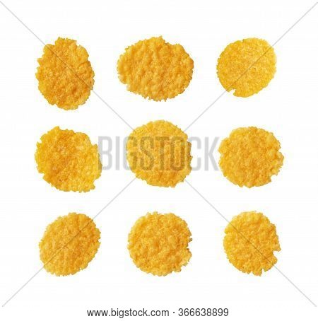 Yellow Corn Cereal, Crispy Corn Flakes, Cornflakes Or Cereals