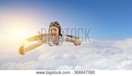 Fly with self-made plane wing