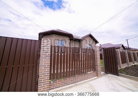 Brick New House In One Floor