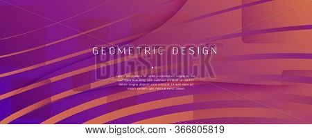 Abstract Fluid Background. 3d Futuristic Liquid. Flow Shapes Brochure. Orange Abstract Fluid Backgro