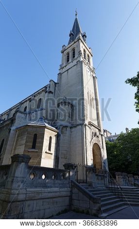 The Roman Catholic Saint Lambert De Vaugirard Church Located In 15th District Of Paris. France