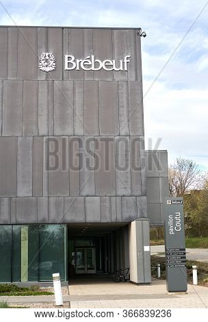 Montreal, Canada - May 17, 2020: College Brebeuf. It Is A Private College Establishment In Montreal.