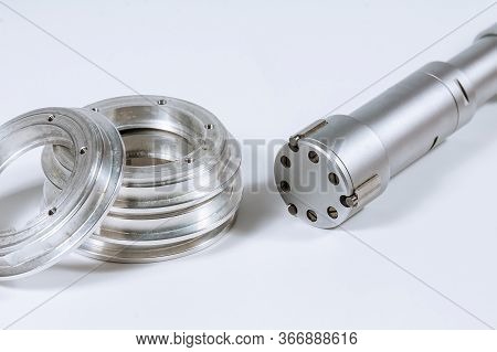Calibration Bore Micrometer. Device For Accurate Measurement Of Hole Diameter.