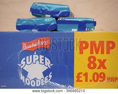 Sheffield - May 2020: Batchelors Super Noodles Packet