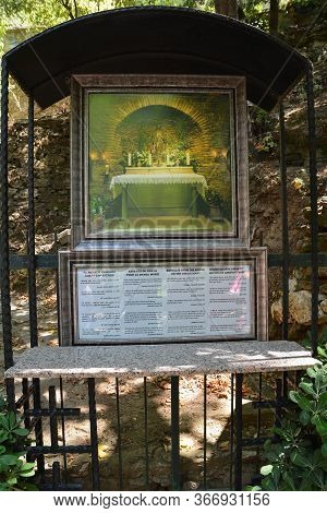 Turkey, Selcuk, Ephesus - August 16, 2017: The House Of The Virgin Mary (meryemana), Believed To Be 