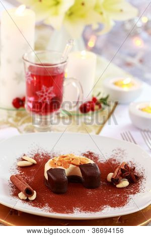 Dessert til jul med gløgg