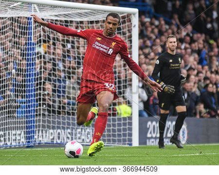 London, England - September 22, 2019: Joel Matip Of Liverpool Pictured During The 2019/20 Premier Le