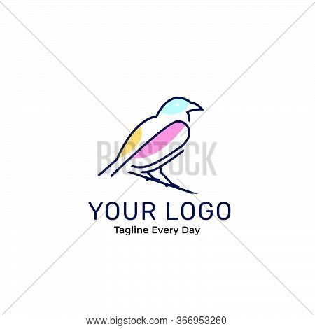 Bird Logo Design Template Vector Graphic Illustration