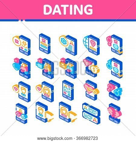 Dating App Collection Vector Photo Free Trial Bigstock
