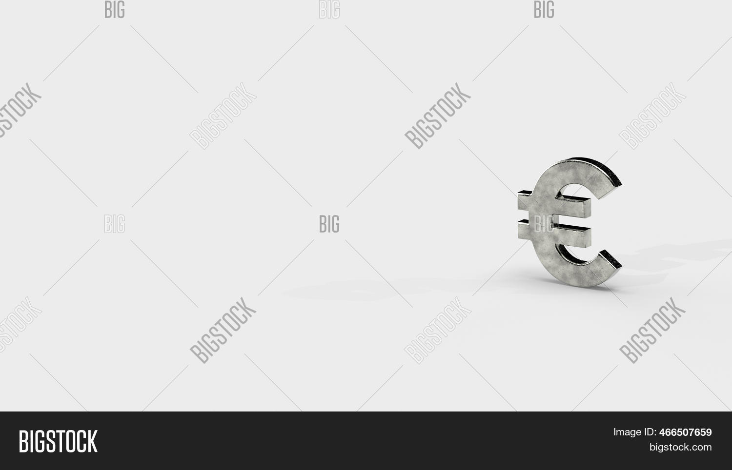 Silver 3d Euro Render Image & Photo (Free Trial) | Bigstock