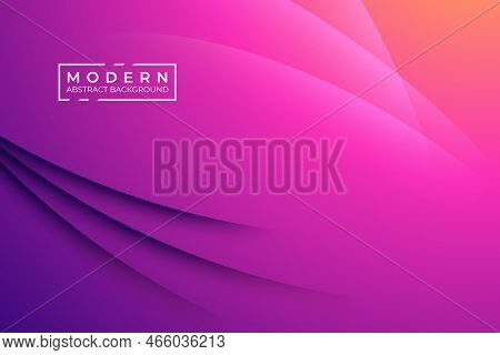 Purple Abstract Background Design. Modern Gradient Shapes Composition.