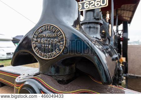 Tarrant Hinton.dorset.united Kingdom.august 25th 2022.a 1923 Wallis And Steevens Road Roller Called