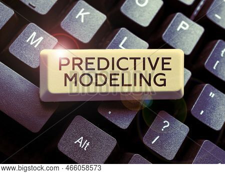 Inspiration Showing Sign Predictive Modeling. Conceptual Photo Maintenance Strategy Driven By Predic