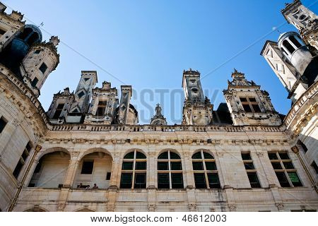 Chateau De Chambord In Francia