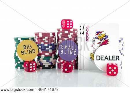 Stacks Of Poker Chips As A Background,colorful Casino Chips